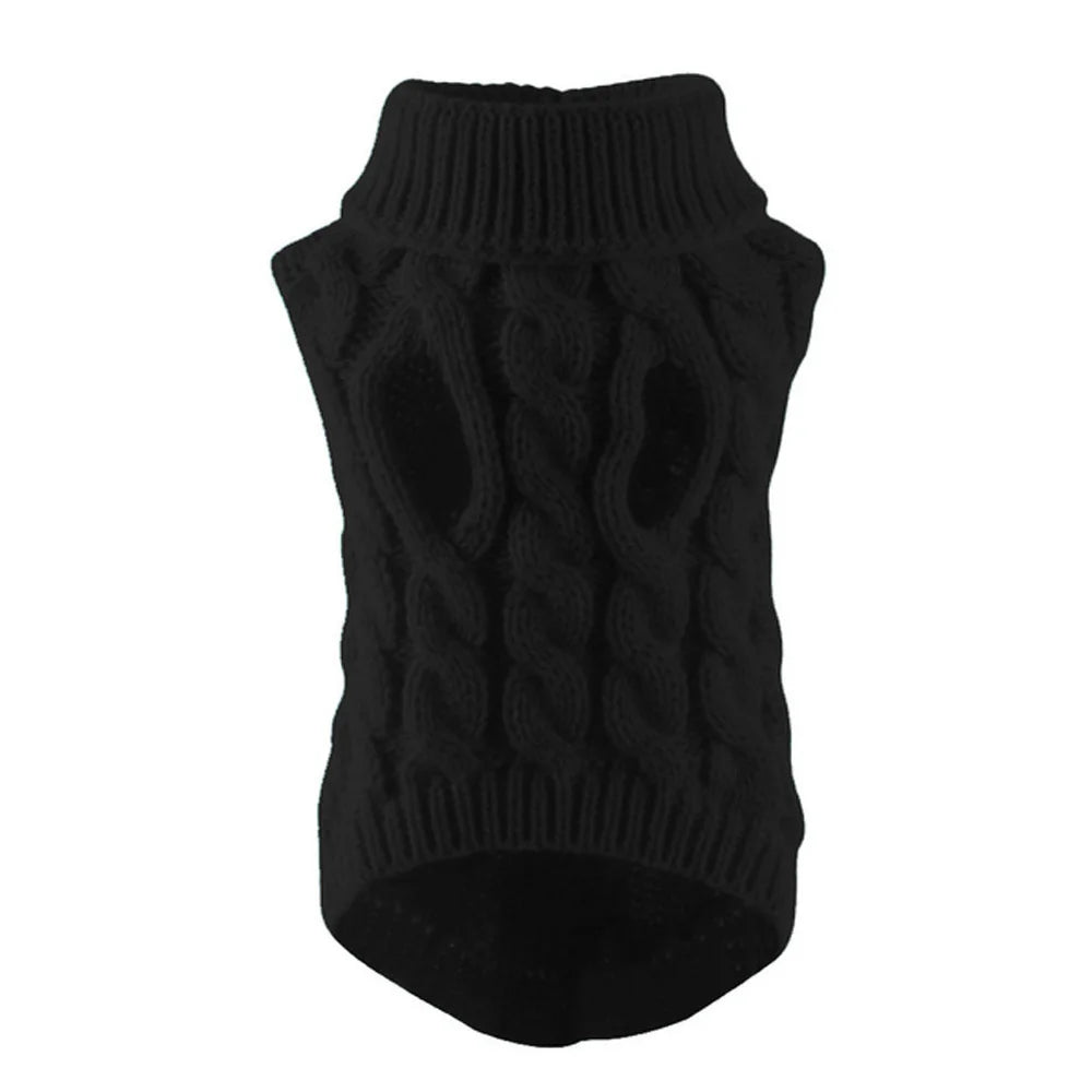 Classic Solid Chihuahua Puppy Dog Sweater for Small Dogs Winter Warm Pet Clothes Yorkshire Schnauzer Pullovers