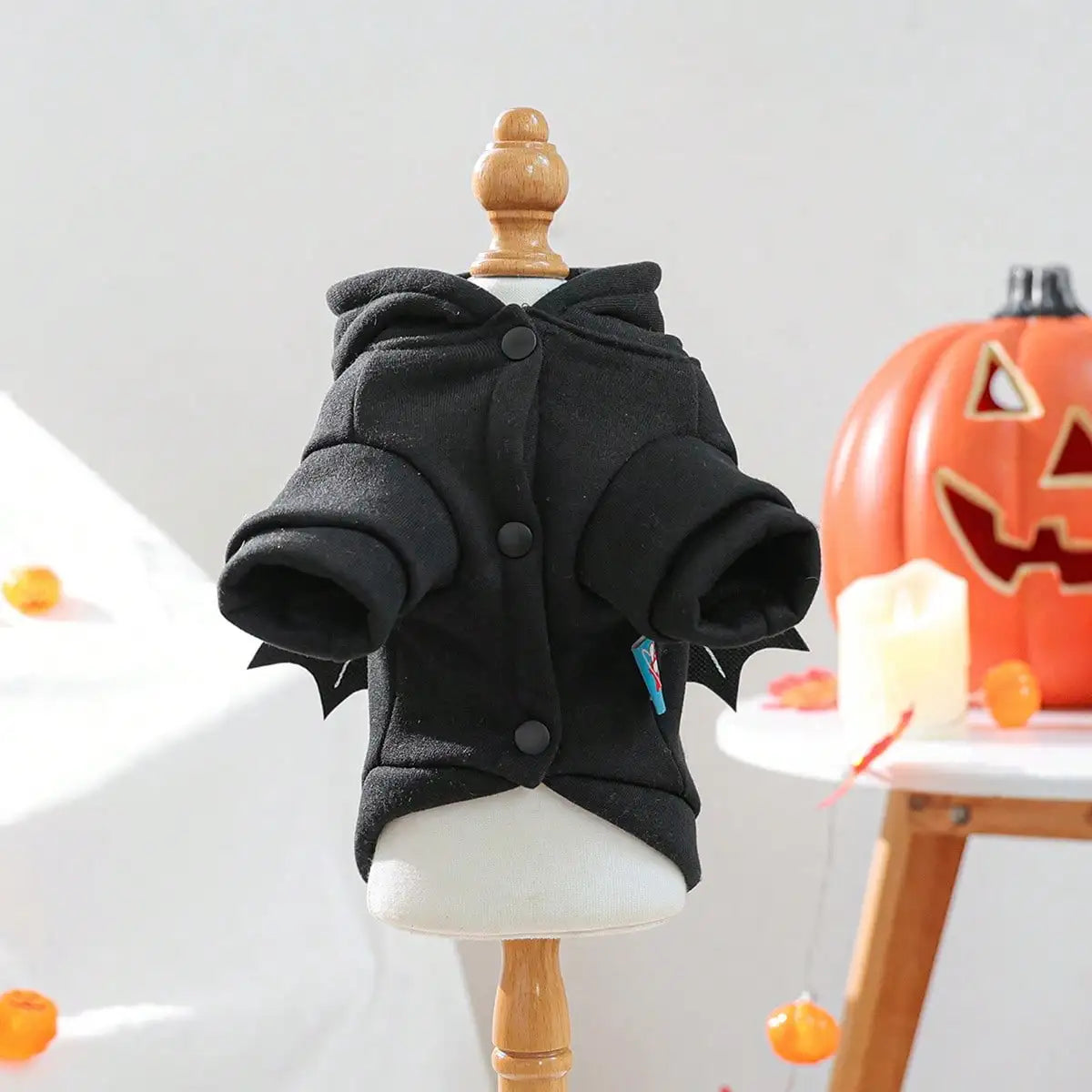 Dog Halloween Costume Funny 3D Bat Wings Dog, Cat Hoodie Holiday Apparel For Festival Party Events
