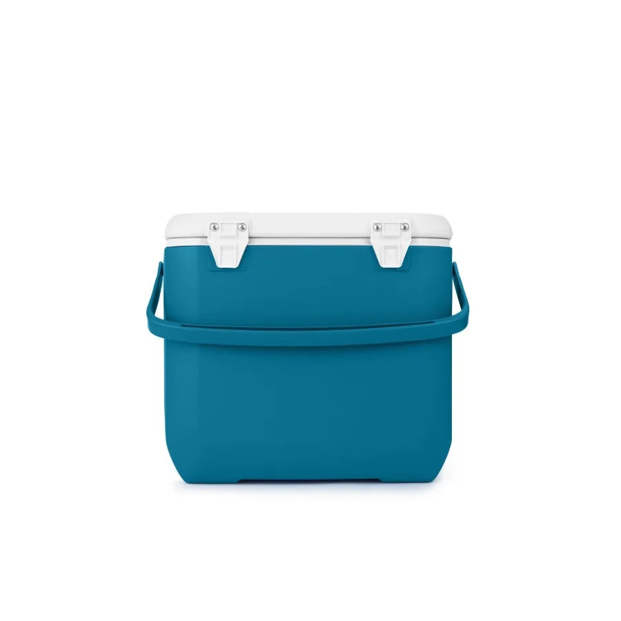 Portable Hard Cooler for Outdoor Use, Durable Rotomolded Plastic, Matte Black Finish, 30-Quart Capacity With Extended Ice Retention
