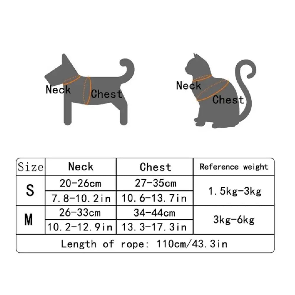 Undershirt Style Pet Leash Adjustable Cat Dog Harness Breathable Leash, Convenient Pet Vest For Small Dog Cat Supplies