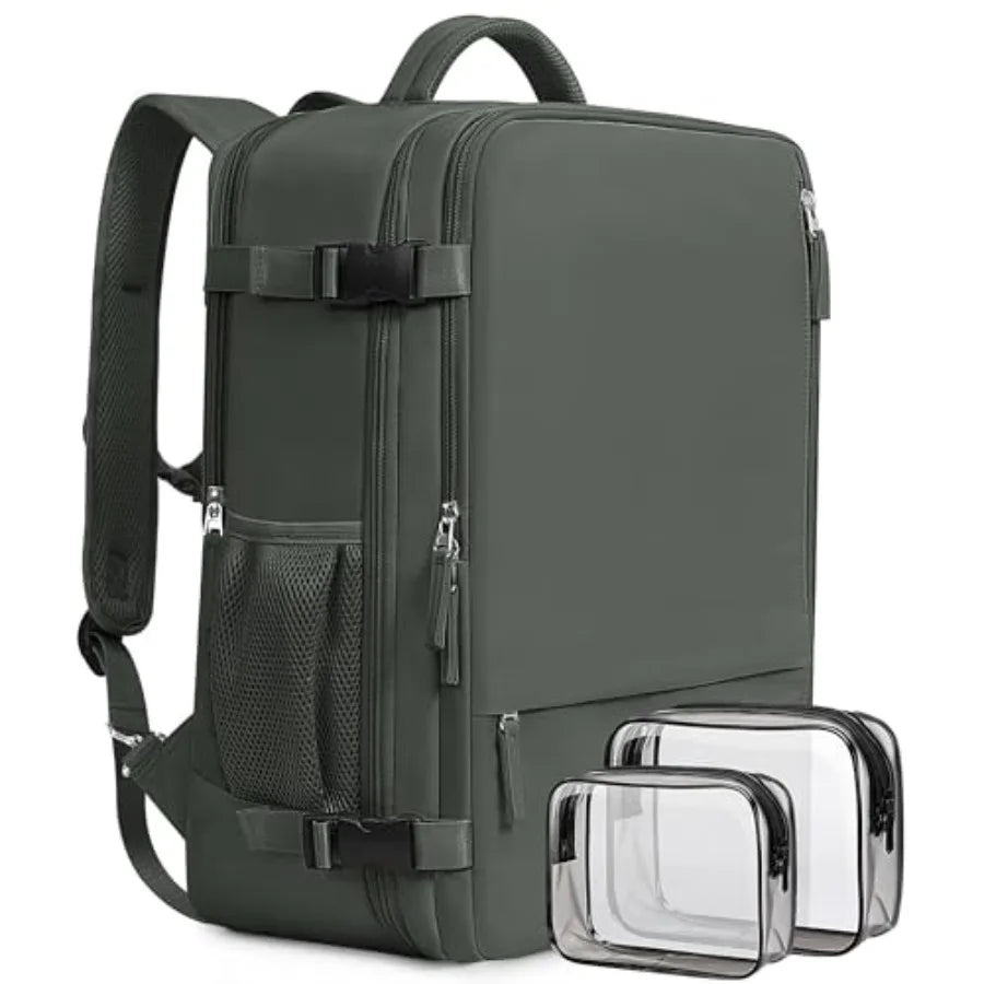 Travel Backpack for Men Women, Carry On Backpack, 16 Inch Laptop Backpack, Waterproof Hiking Backpack, Casual Outdoor Daypack