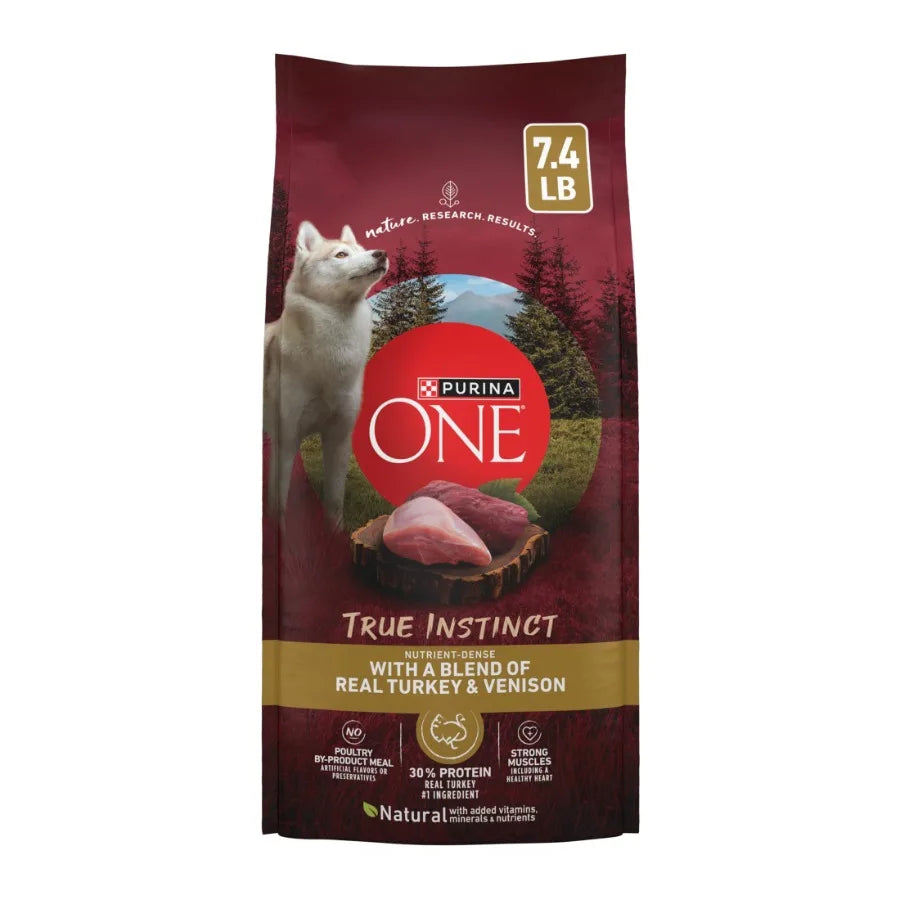 True Instinct With A Blend Of Real Turkey and Venison Dry Dog Food, 7.4 lb.