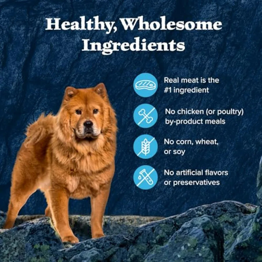 Trail Toppers Wild Cuts Wet Dog Food Variety Pack, High-Protein and Grain-Free, Made with Natural Ingredients, and F