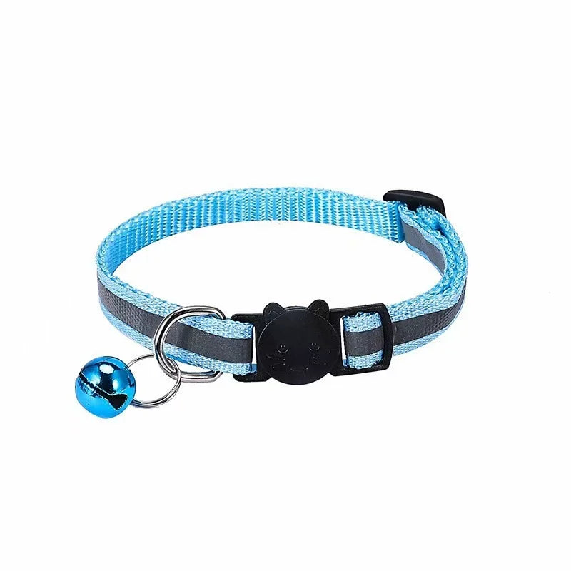 Reflective Cats Bells Collars Adjustable Dog Leash Pet Collar for Cats and Small Dogs Pet Supplies