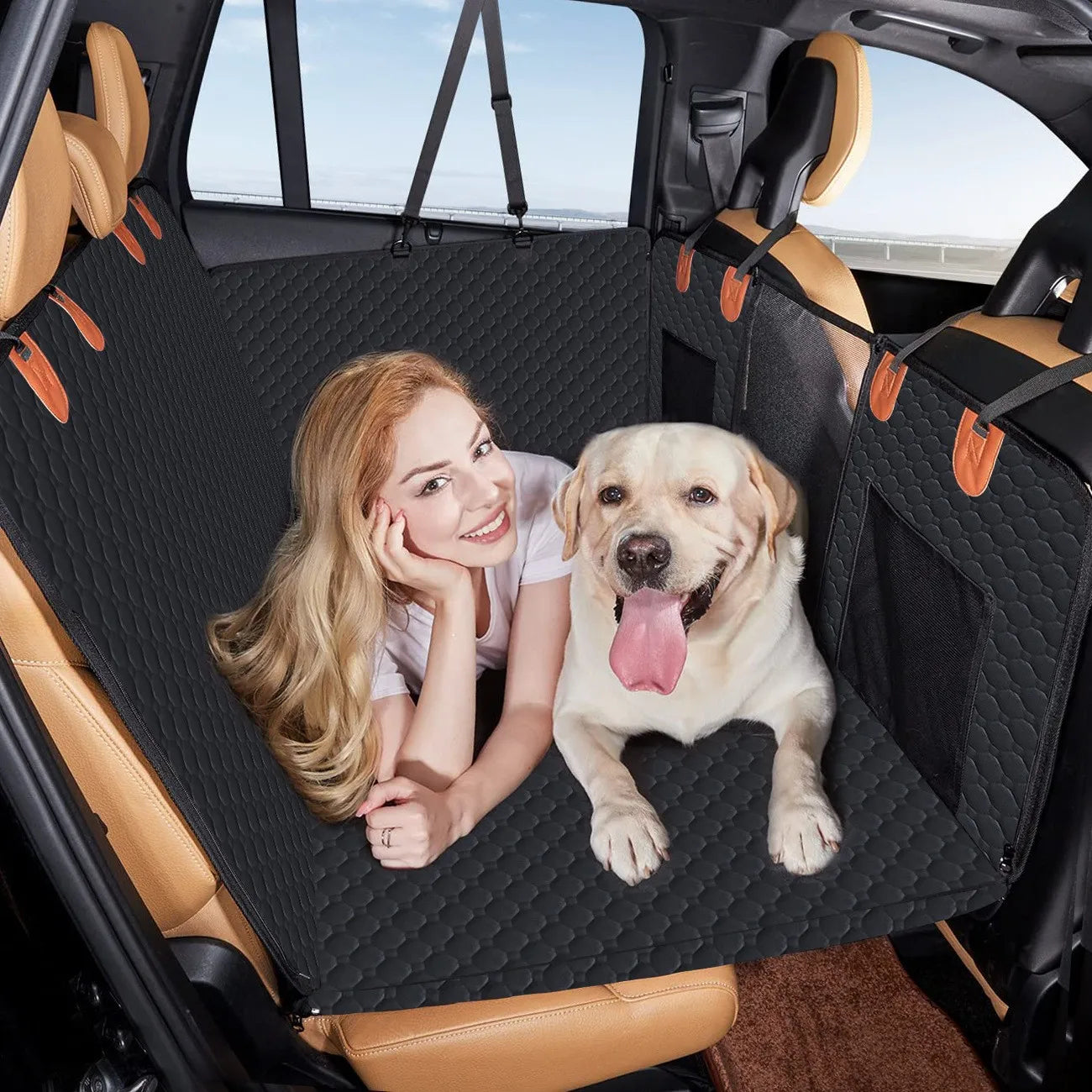 Dog Seat Cover Car Seat Cover For Pets, Waterproof Pet Seat Cover Hammock Scratch Proof Nonslip Durable Soft Pet Back Seat Covers