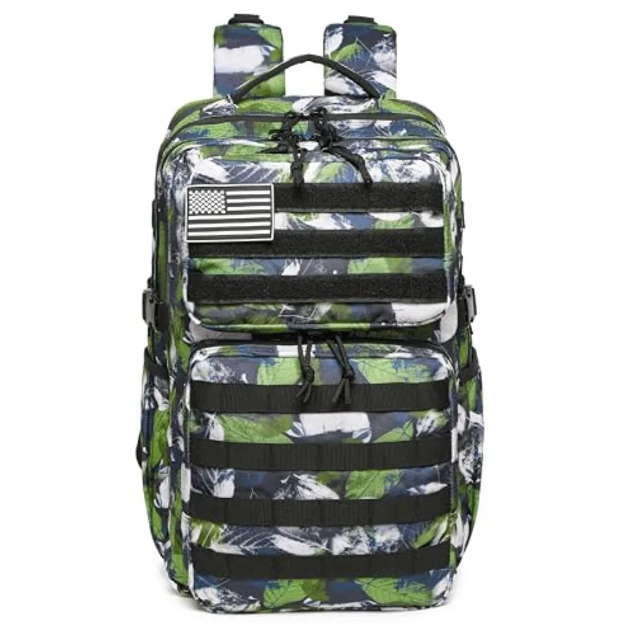 Military Tactical Backpack for Men Waterproof Daypack 3 Day Assault Pack Molle Bag with Water Bottle Holder