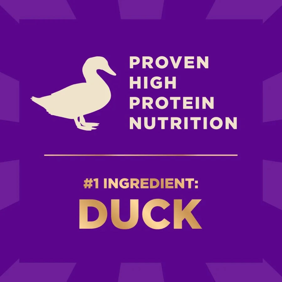 CORE+ Dry Dog Food with Freeze Dried Pieces, Grain Free, High Protein, Natural, Wild Game Duck, Lamb, Wild Boar, and Rabbit