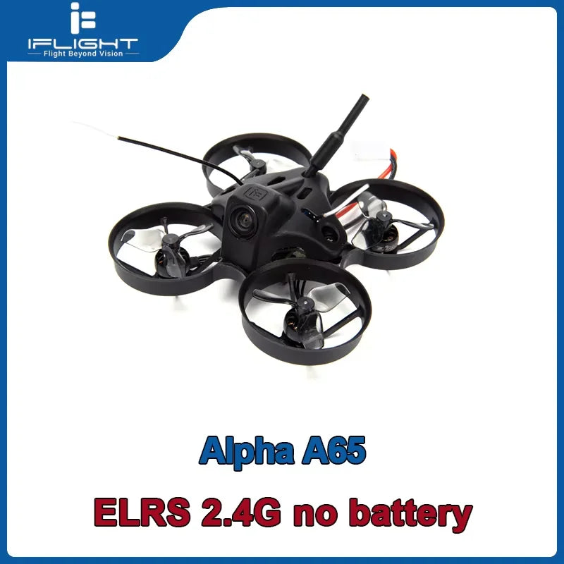 Alpha A65 Analog Tinywhoop BNF BLITZ F411 1S Whoop AIO 31MMX3 Propellers 24.5g Lightweight Mini  FPV Drone for Beginners