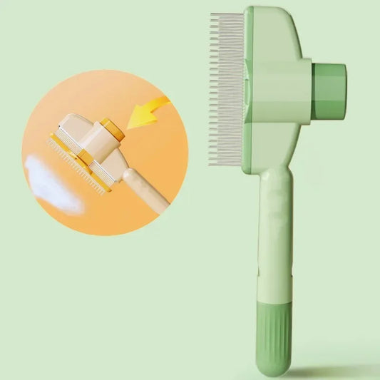 Dog Comb Pet Hair Remover One Button Dog Brush Self-Cleaning Cat Brush Massage Combs for Dog Grooming Brushes for Pet Products