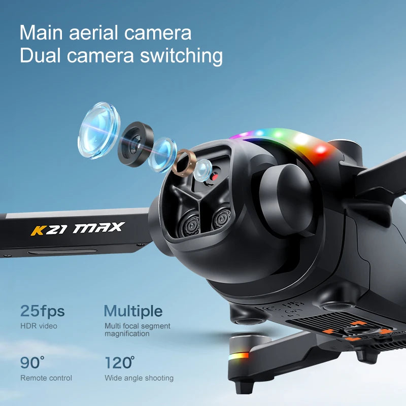 FPV Drone With A 4.3-Inch Built-In Screen Remote Controller (No Phone Required) - Portable Remote-Controlled Quadcopter Suitable For Beginners And Adults, Supports Optical Flow Hovering, Gesture Control, And Automatic Return-