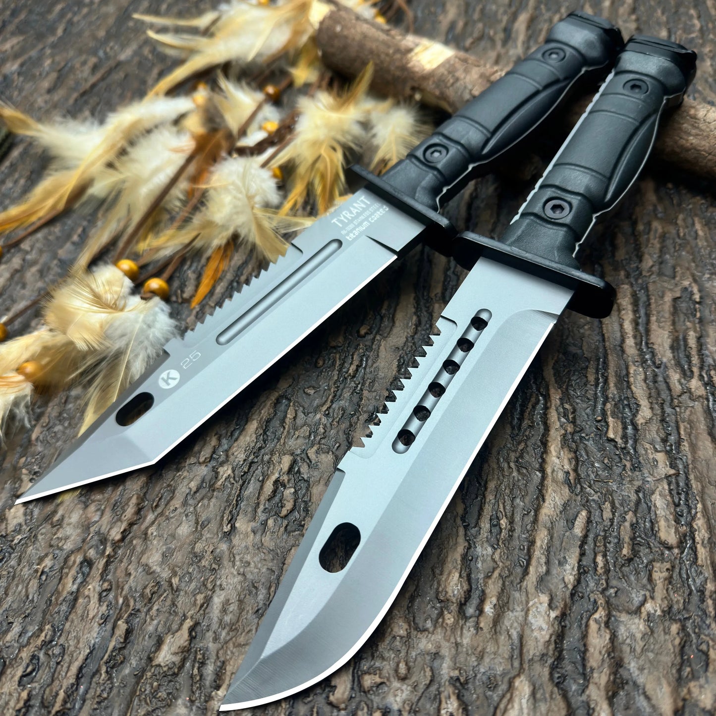 High-Quality Outdoor Fixed-Blade Knives, Straight Blades for Outdoor Camping, Suitable for Hiking, Mountaineering Expeditions, Wilderness Survival, and Camping Activities; Outdoor Utility Knives and Ideal Gifts for Men, Comes