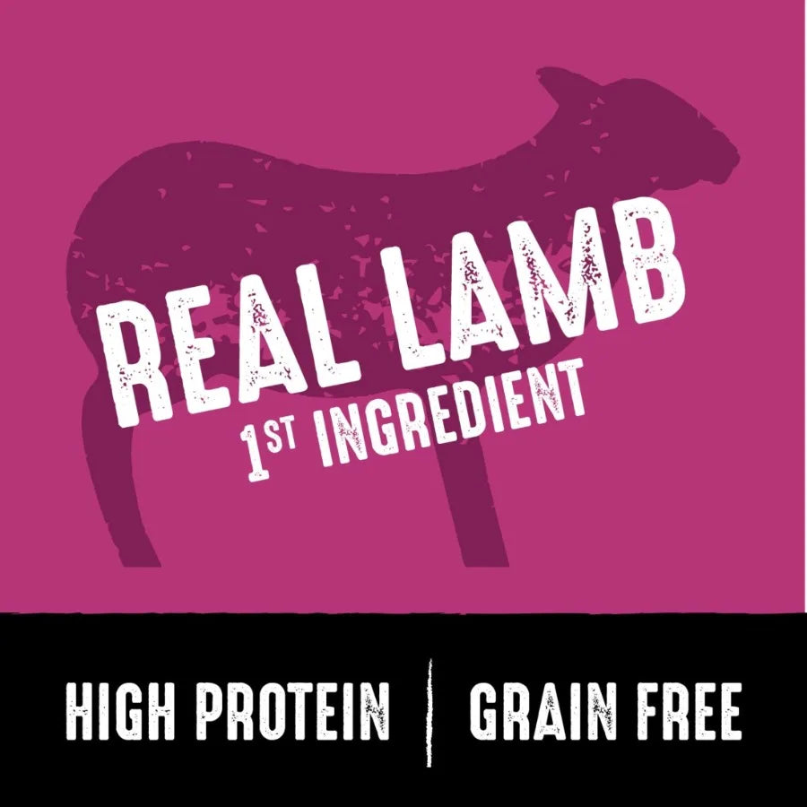 Grain Free Adult Dry Dog Food With Protein From Lamb, 12 Lb. Bag