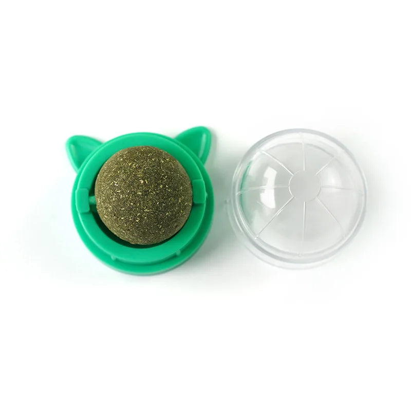 Cats Catnip Cat Toy Natural Ball Removal Cat Grass Treats to Improve Digestion Wall Sticker Scratch Itchy Treat Healthy Supplies