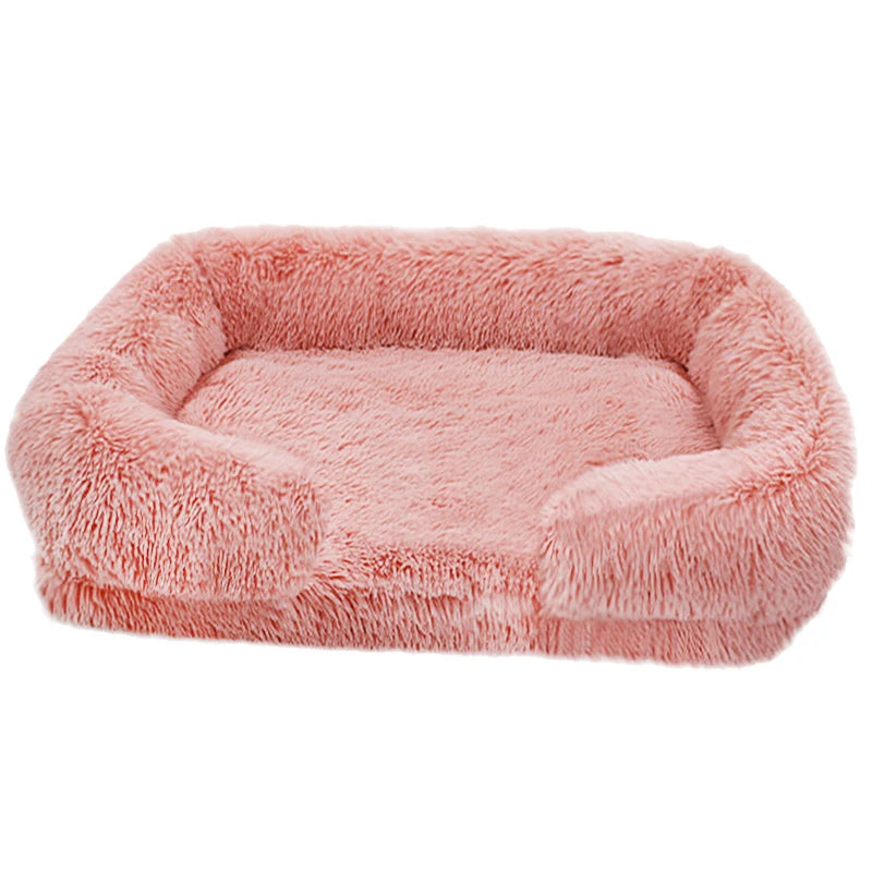 Thickened Orthopedic Dog Bed for Large Dogs - Egg Sponge, Easy to Remove and Wash Plush Cover, Durable Pet Furniture