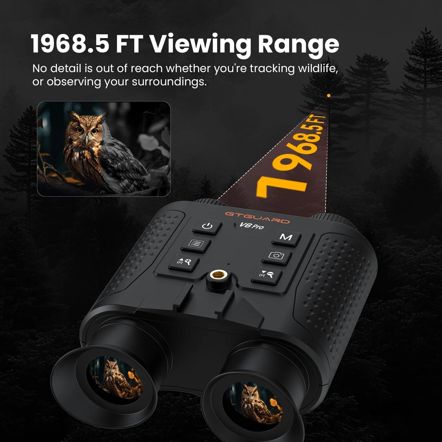Night Vision Binoculars 4K 8X Digital Zoom for Helmet Night Vision Goggles for Outdoor Hunting Night Vision Binoculars