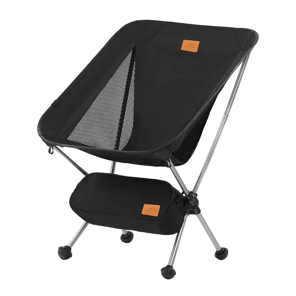 Portable Folding Camping Chair Ultralight Backpacking Chair with Anti-Sinking Feet Folding Hiking Fishing Chair