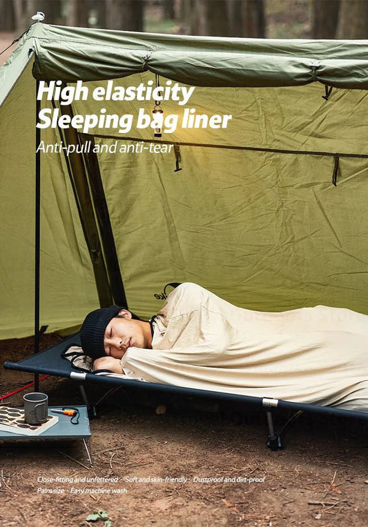 Outdoor Camping Sleeping Bag Liner High Elasticity Portable Ultralight Travel Sheet Mummy Portable Sleeping Bag Liner