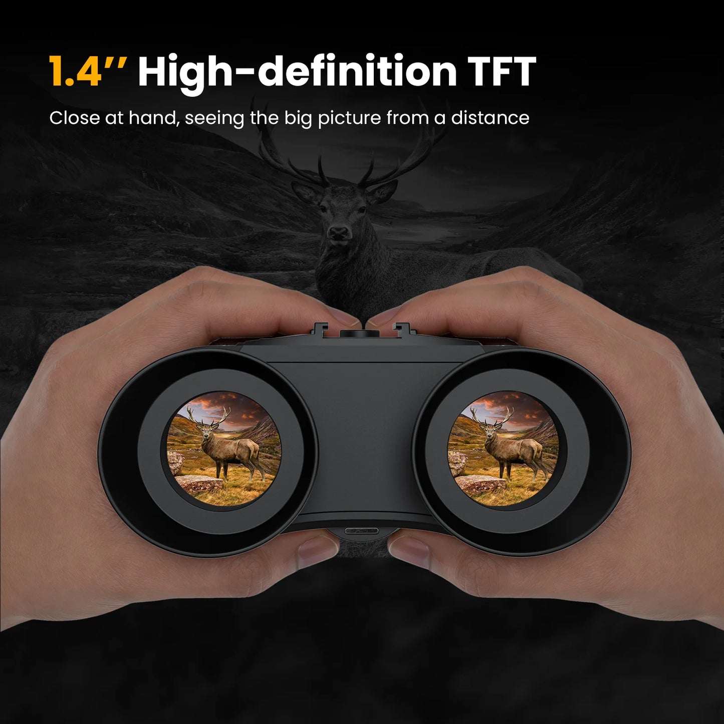Night Vision Binoculars 4K 8X Digital Zoom for Helmet Night Vision Goggles for Outdoor Hunting Night Vision Binoculars