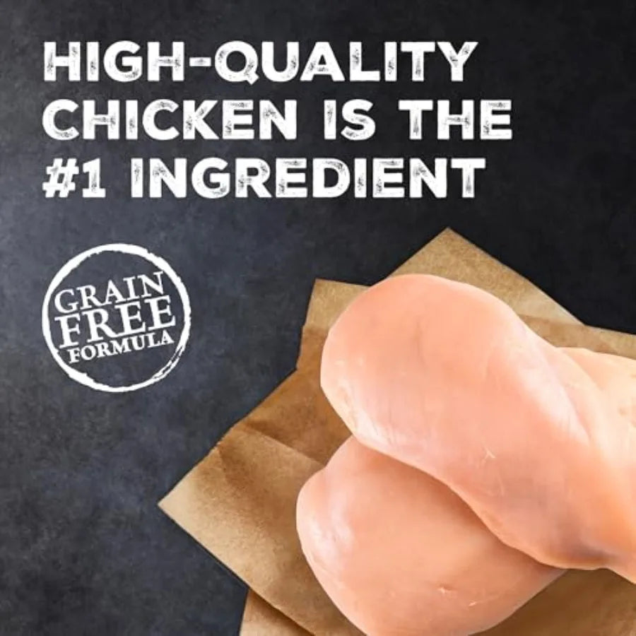 Wilderness Chicken Natural High-Protein Grain-Free Dry Food for Adult Indoor Cats, Real Chicken First, Antioxidant-Rich LifeSou