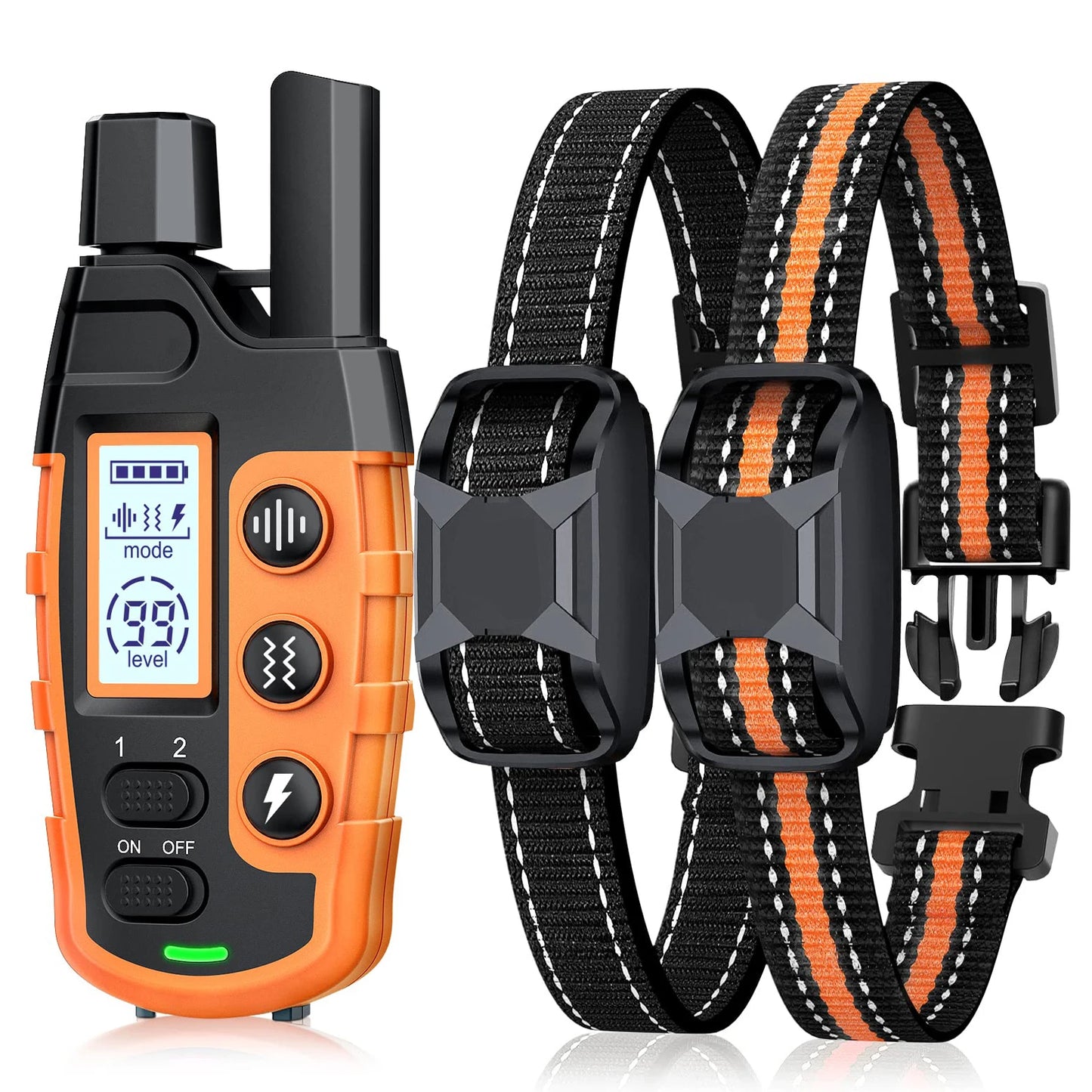 3300 Ft Electric Dog Training Collar Remote Control Waterproof Pet Behavior For 5-120 lbs Puppy With Vibration Shock Beep
