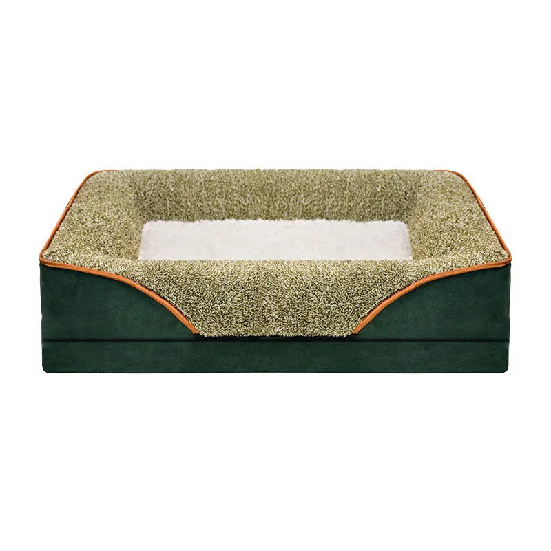 An Oversized Dog Bed Removable Washable for All Seasons, Pet Bed Sofa, Comfortable and Soft Cat Sofa Bed With Raised Edges