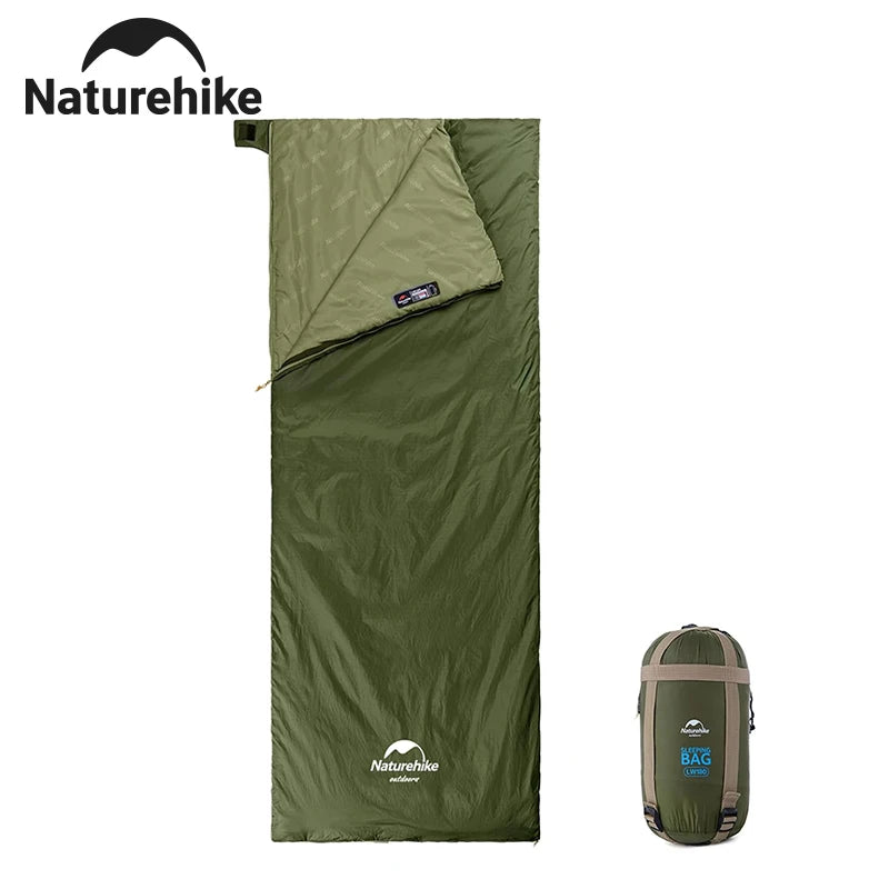 Ultralight Sleeping Bag Large LW180 Envelope Backpacking Sleeping Bag Portable Waterproof Summer Camping Sleeping Bag