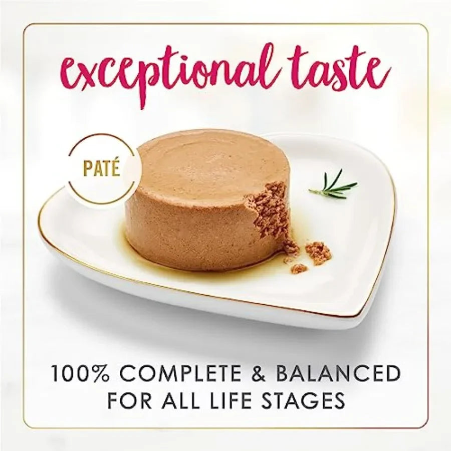 Chicken Feast Classic Pate Collection Grain-Free Wet Cat Food Multi-Pack - Pack of 24, 3 oz. Pull-Top Cans