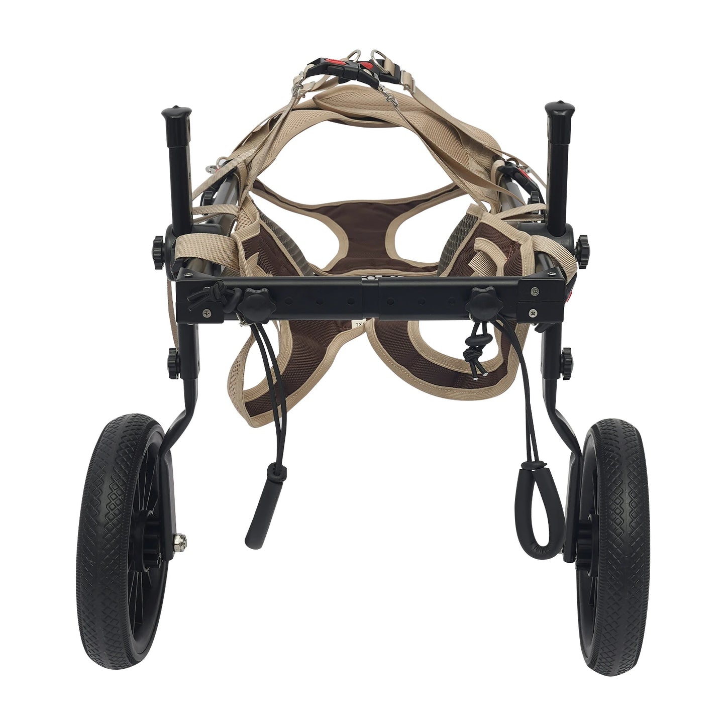 Rear Support Dog Wheelchair, XL Size Adjustable Back Legs Wheelchair for Large Dogs, Aluminum Alloy Frame Rehabilitation Cart