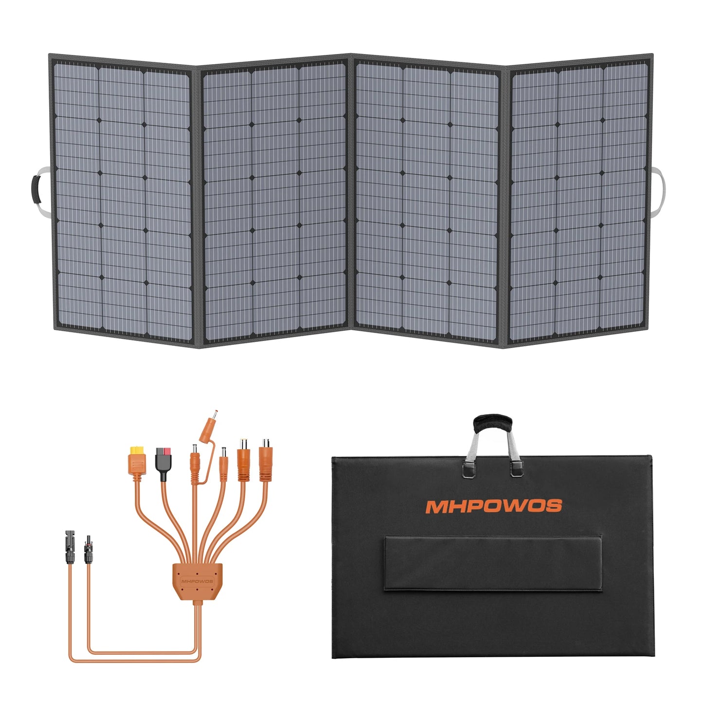 400W Lightweight Portable Solar Panel Power Backup 31V Foldable Solar Charger for Outdoor Activities RV Camping Off-Grid