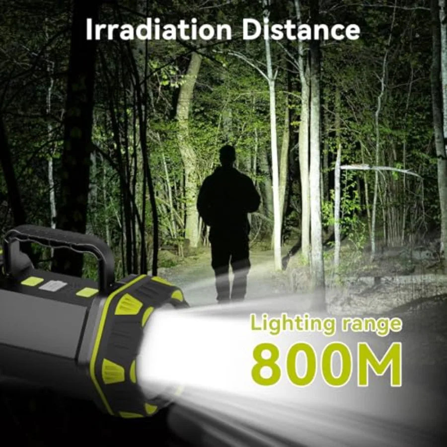 2 Pack Camping Lantern Rechargeable LED Camping Flashlight 4800 Capacity 8 Modes Portable Camping Light for Emergency Hurricane