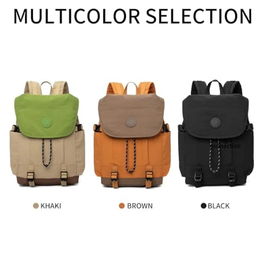 Outdoor Backpack Lightweight Waterproof Leisure Day Bag Multi-Functional Travel Bag Pulling Rope Bag