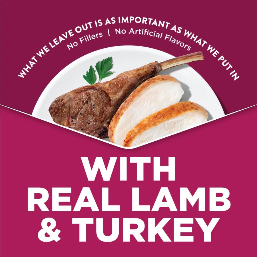 Tender and Crunchy with Real Lamb and Turkey Flavor Adult Dry Dog Food, 30 lb Bag