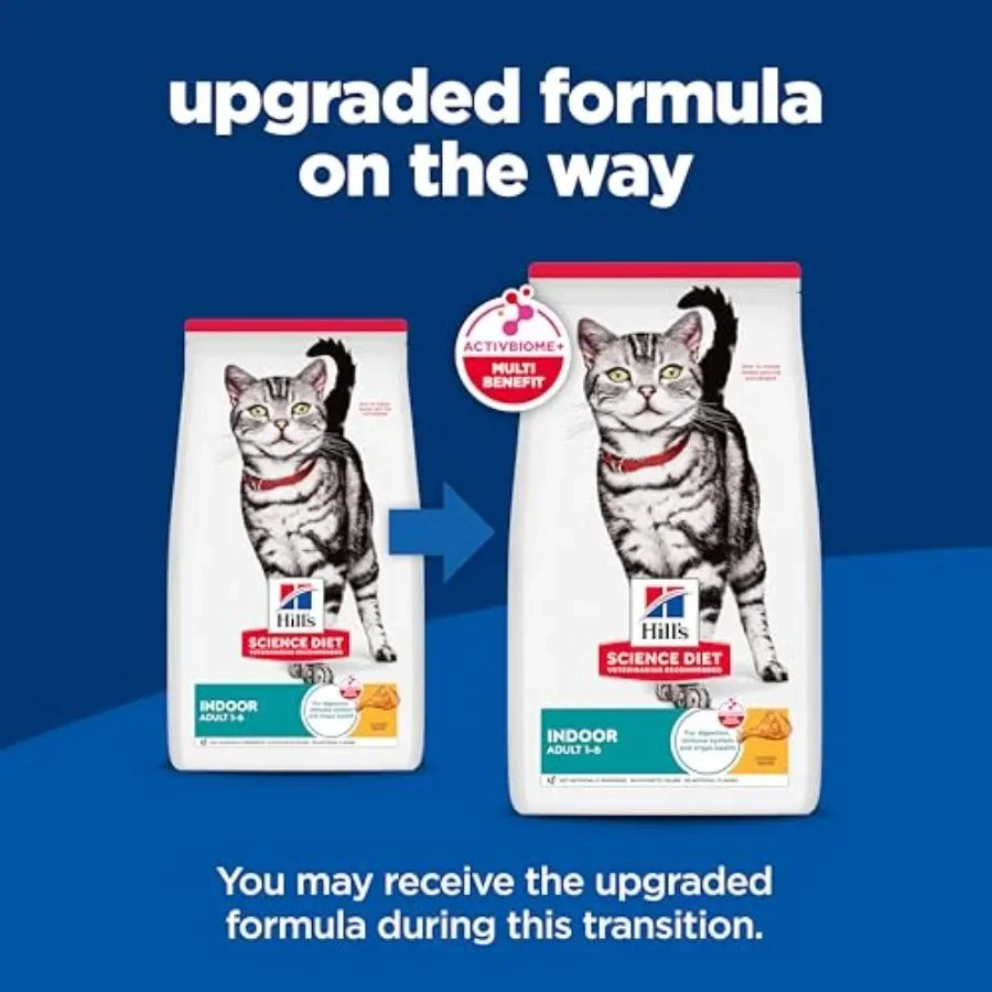 Adult 1-6 Indoor Dry Cat Food, Chicken, 7 lb. Bag