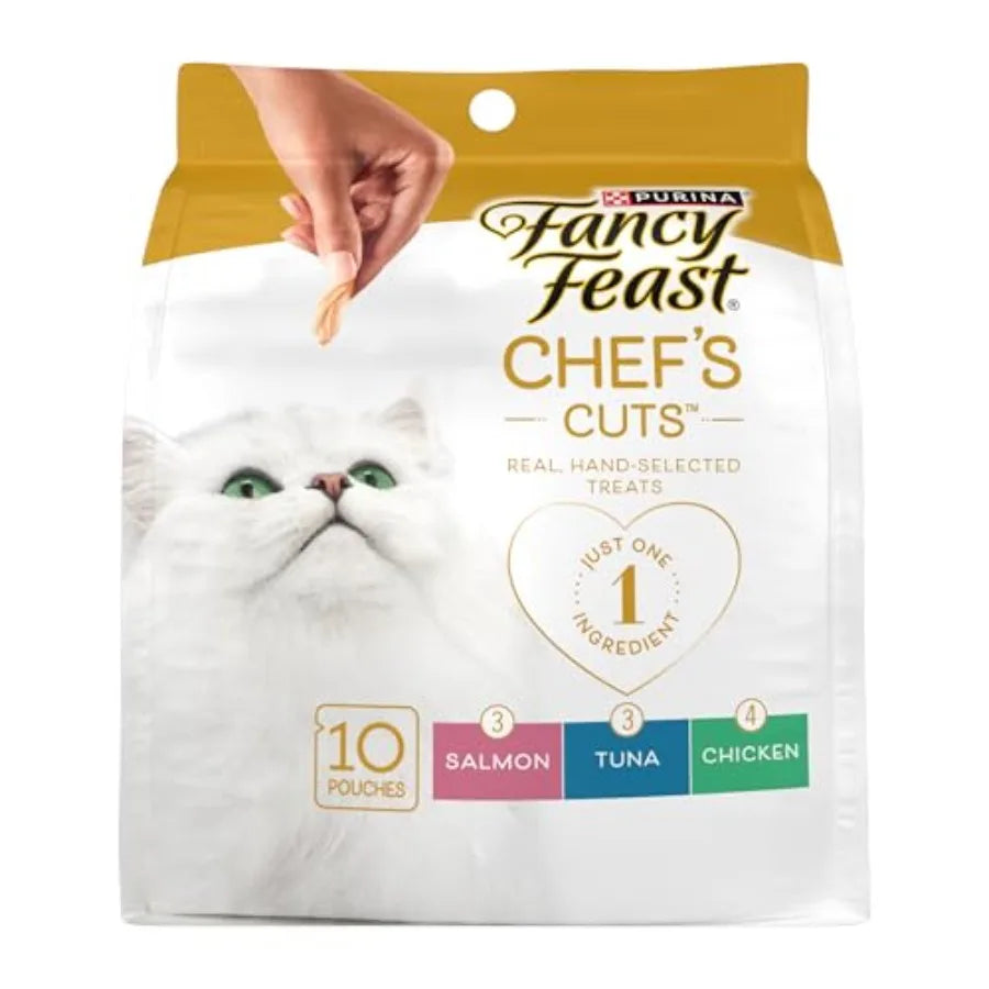 Natural Cat Treats Variety Pack, Purely Natural - Pack of 5, 10 ct. Pouches