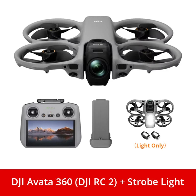 Avata 360 360° Panoramic FPV Drone With Camera & Optional Accessories Drones 4K Professional 8K HDR Video 1-Inch Sensor All-Round Obstacle Avoidance