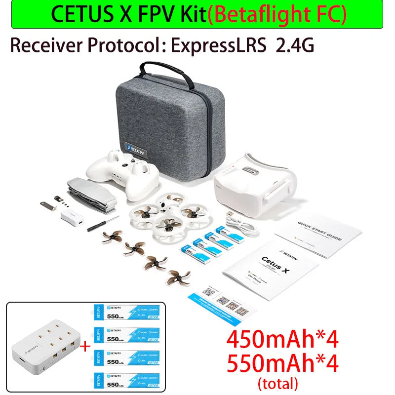 Cetus X FPV Kit Brushless FPV Quadcopter Indoor Racing Airplane