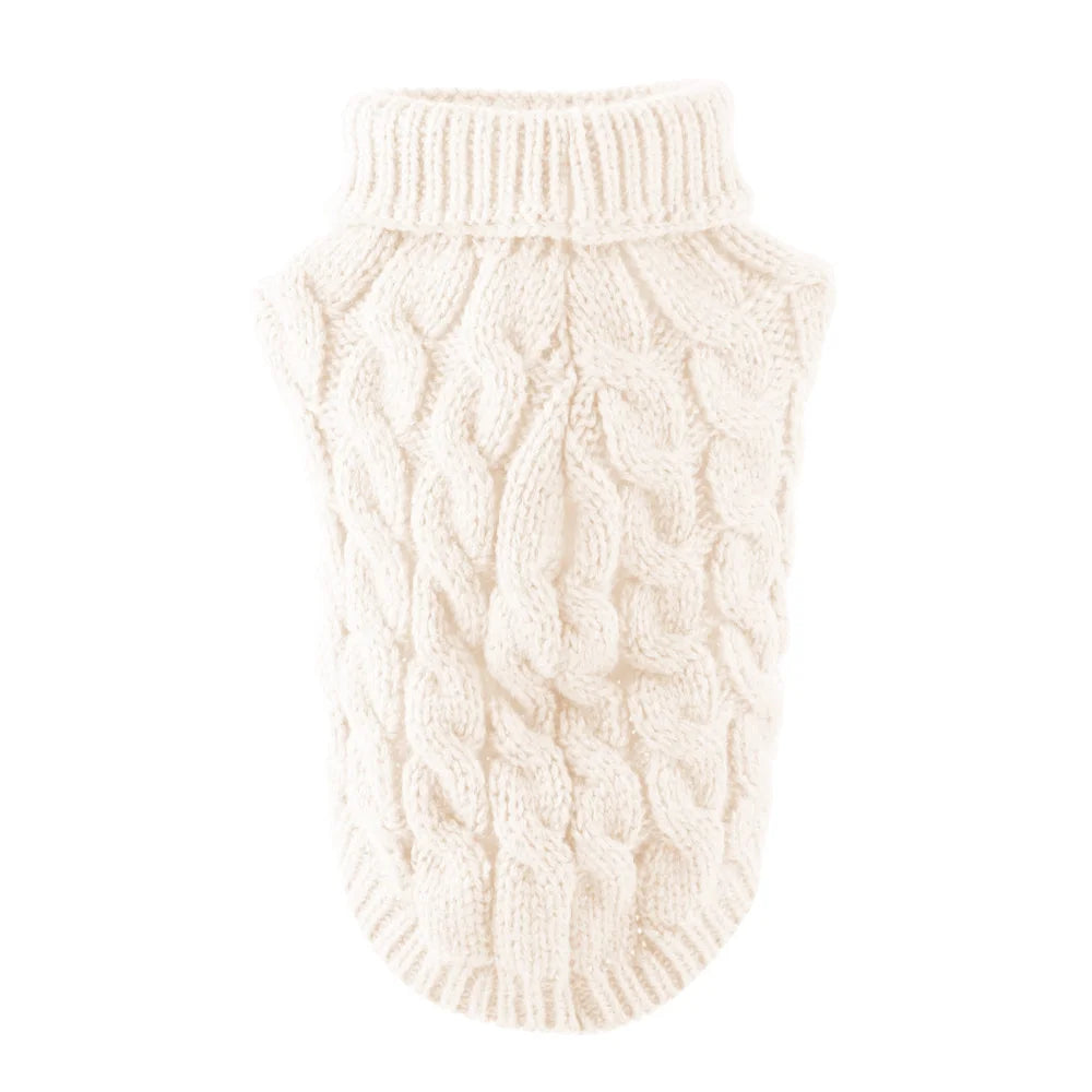 Classic Solid Chihuahua Puppy Dog Sweater for Small Dogs Winter Warm Pet Clothes Yorkshire Schnauzer Pullovers