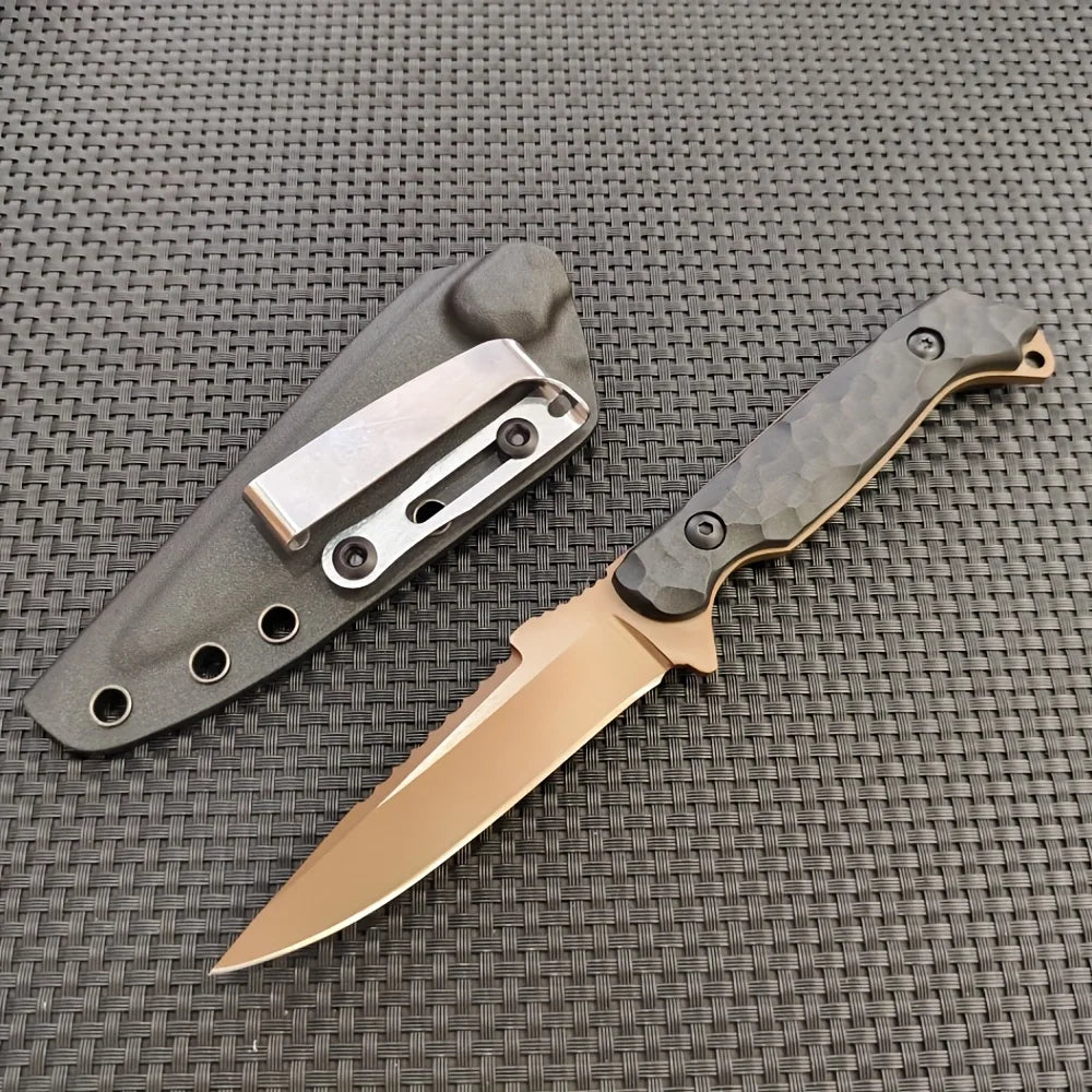 Premium Quality Fixed Blade Knife, Outdoor Fishing, Portable Mountain Climbing EDC Backpacking Essential Equipment Tool