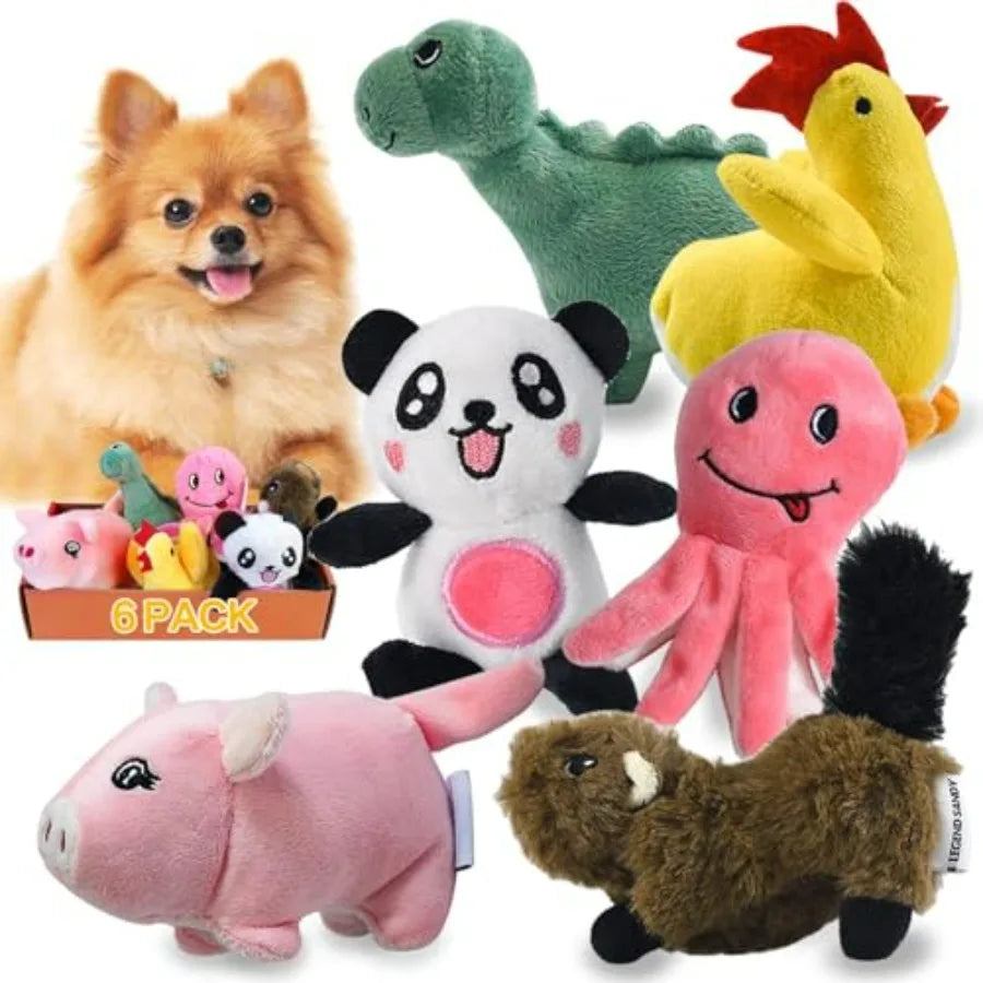 Tough Dog Toys, Stuffed Chew Large Dog Toys to Keep Them Busy, Interactive Squeaky Tug of War Doggie Toy, Crinkle