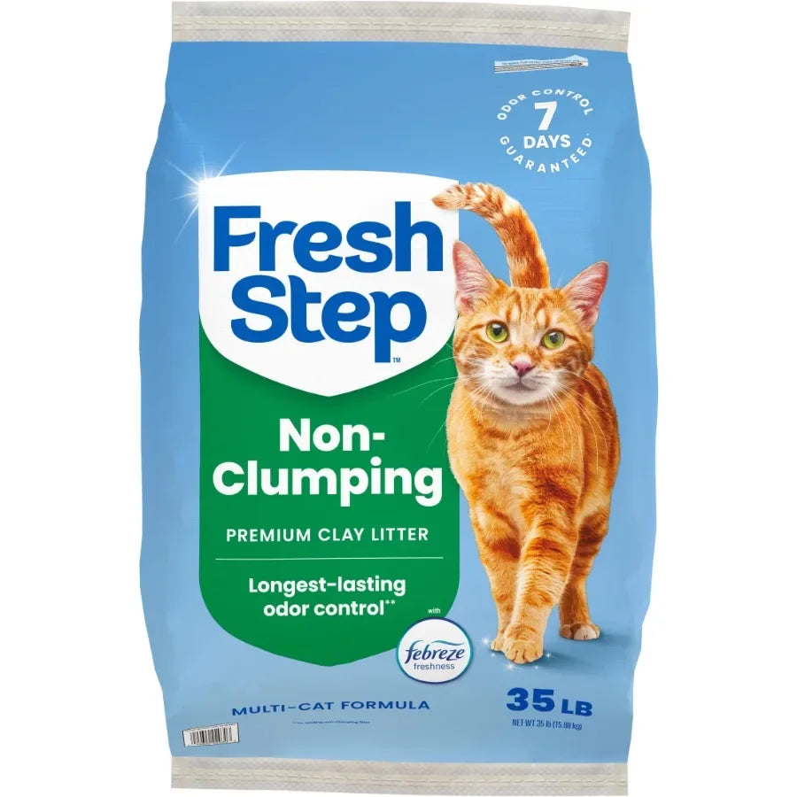 Non Clumping Cat Litter With Febreze Freshness, 35 lb. Bag