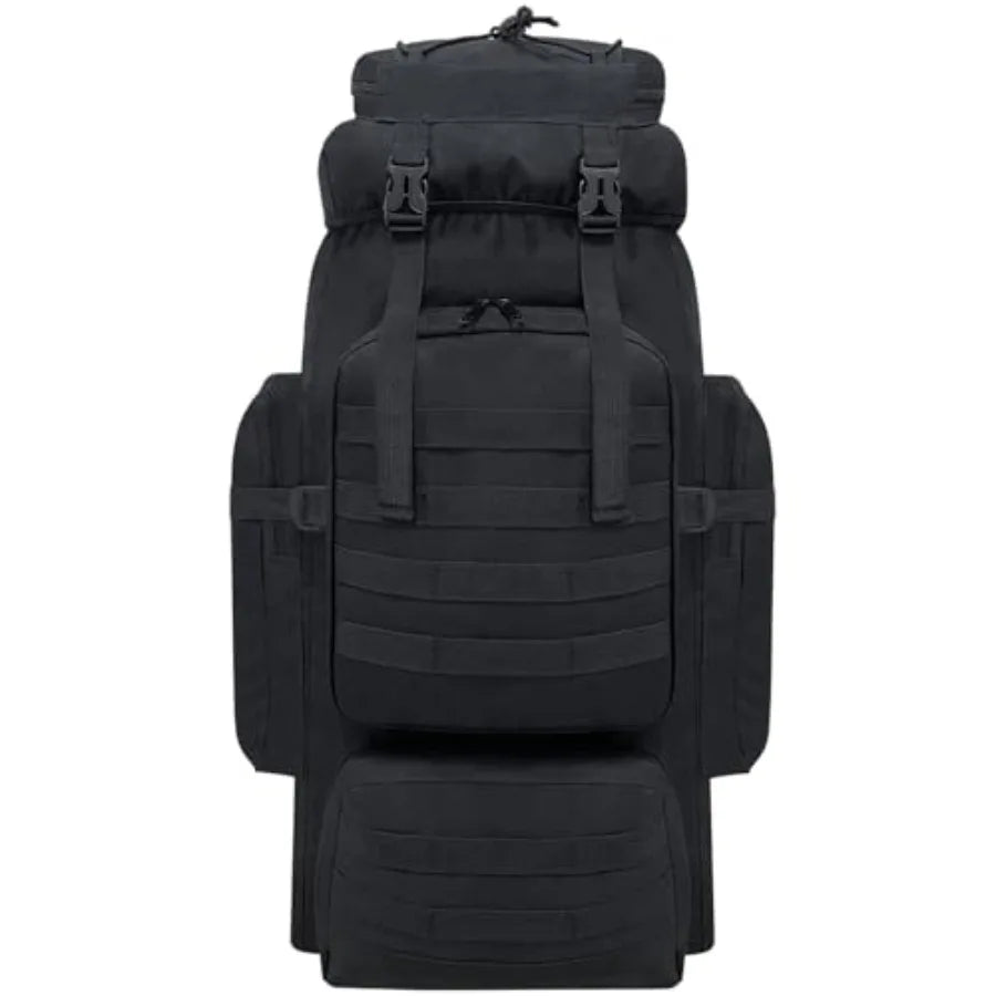 Hiking Backpack, 100L Large Camping Backpack, Expandable Waterproof MOLLE Rucksack, Outdoor Sport Travel Daypack Military Tactical