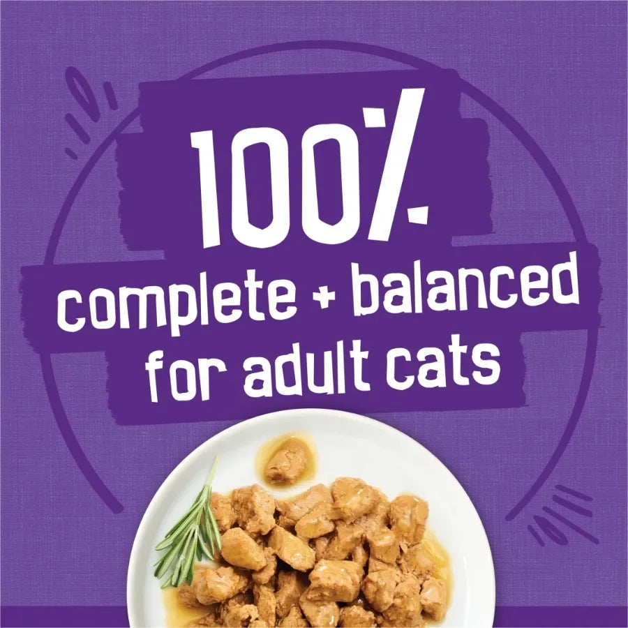 Meaty Bites Variety Pack Wet Cat Food, 5.5 oz Cans