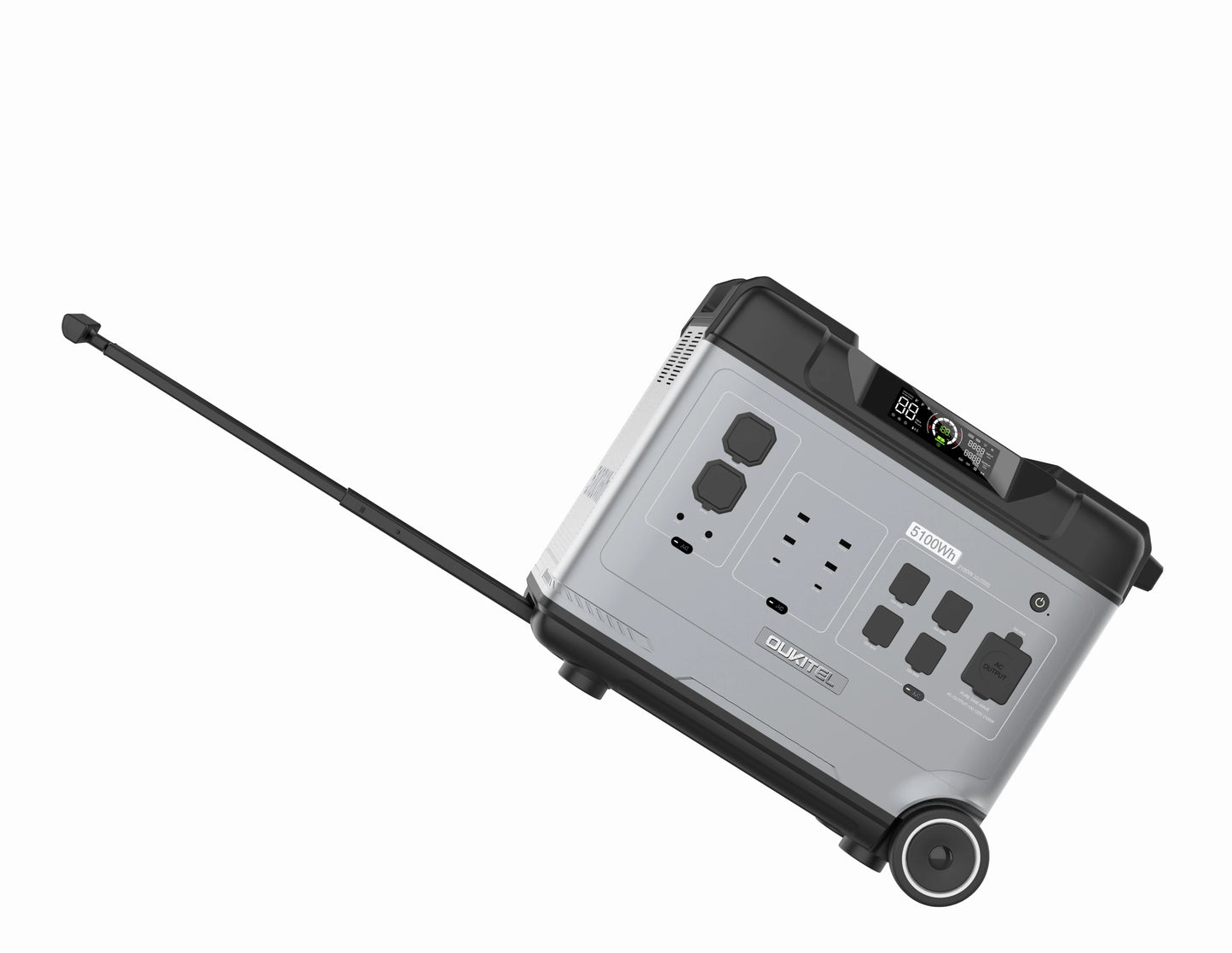 P5000 5100Wh Portable Power Station 2100W 4000W Solar Generator LiFeP04 Battery 120V Energy Storage for Outdoor Camping