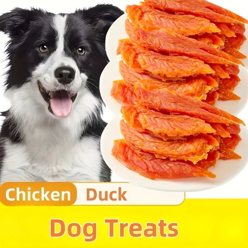 1.76Oz-14.51Oz Duck Meat Dog Food, Suitable for Small Dogs, Medium Pets, And Large Dog Breeds. Natural Dog Food, Made with Dried Duck Meat, Rich in Protein, Easy to Digest, Durable, an Excellent Reward Choice for Training Dog