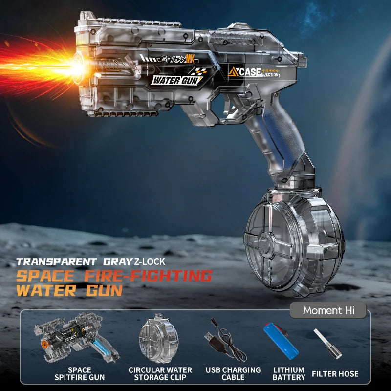 Electric Water Guns For Adults, Powerful Squirt Automatic Water Suction Water Blasters Summer Outdoor Beach Toy For Kids Gift