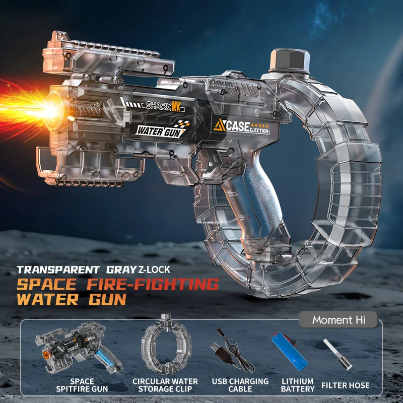 Electric Water Guns For Adults, Powerful Squirt Automatic Water Suction Water Blasters Summer Outdoor Beach Toy For Kids Gift