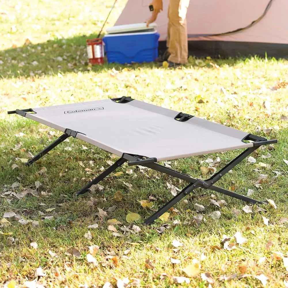 Quick-Setup Large Cot for Adults Up to 300lbs: Ideal for Camping, Relaxing, and Elevated Sleeping