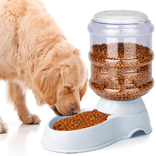 Dog Feeders, Dog Feeder Dispenser for Large Dogs, 3 Gallon Gravity Automatic Dog Cat Feeder Station, Dry Food Storage Container