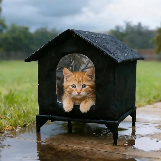 Cat House for Indoor and Outdoor CatsWaterproof Fully Insulated Shelter for Stray and Feral Cats Great for Cat Beds for Outdoor