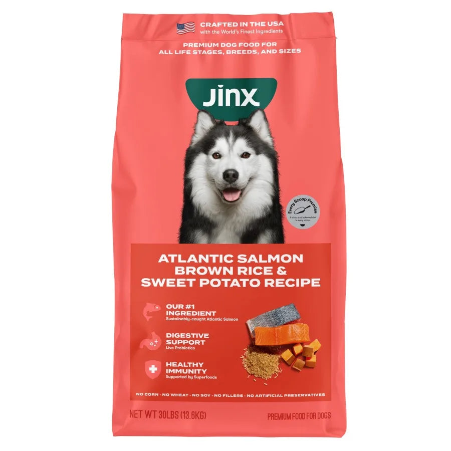 Salmon, Brown Rice, and Sweet Potato Dry Dog Food, 30lb. Bag